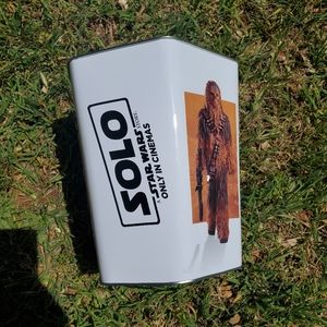 Star Wars Solo Movie Tin Promotional Metal Popcorn Faseted Bucket Tub 7x8in